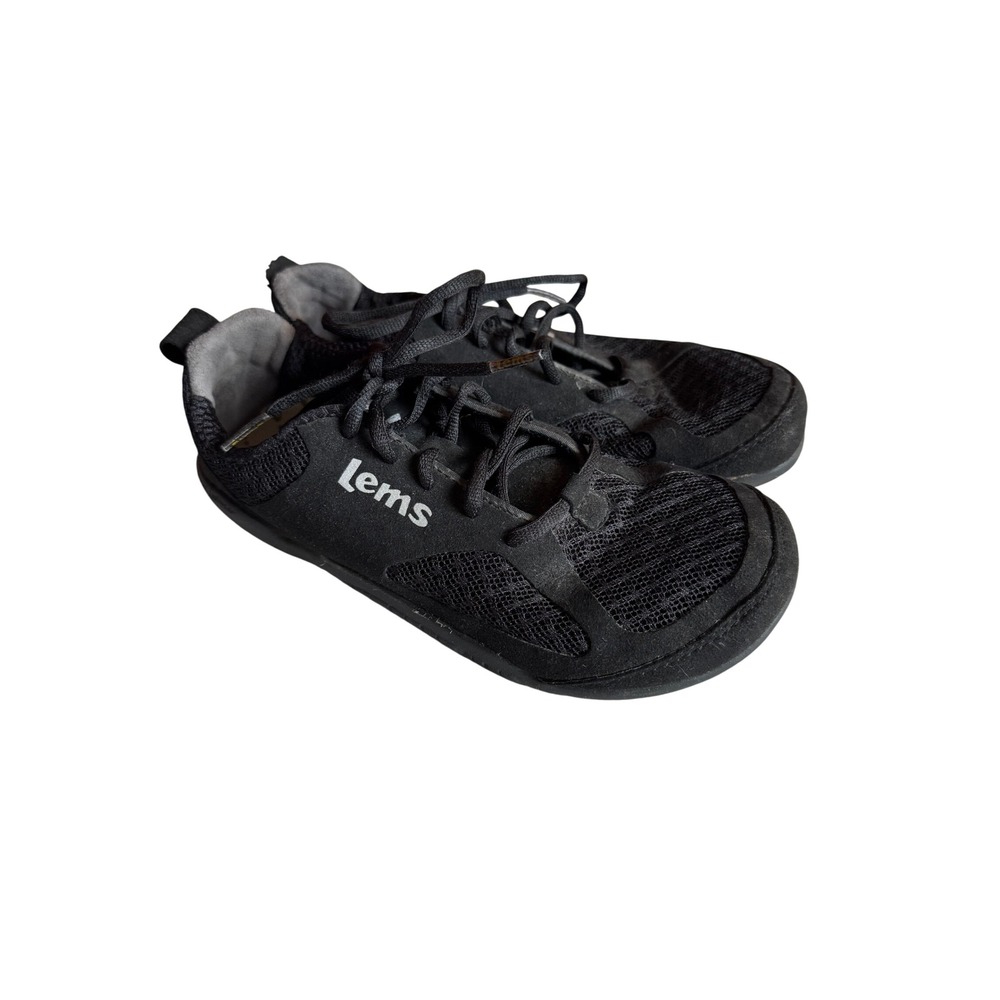 Lems Primal 2 Black Barefoot Shoes Zero Drop Wide Toe Box Minimalist Sneakers 39